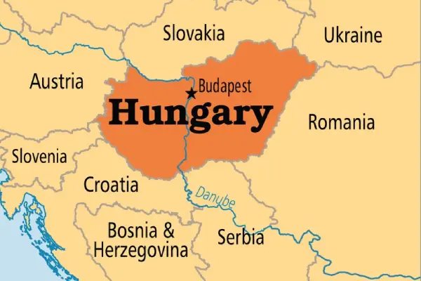 موقعیت جغرافیایی کشور مجارستان